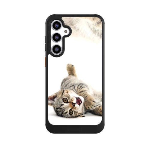 Samsung Galaxy S23 FE NIVOcore Sich wälzende Katze
