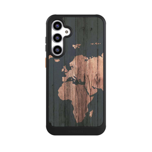 Samsung Galaxy S23 FE NIVOcore Wooden World Map