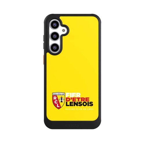 Samsung Galaxy S23 FE NIVOcore Fond Logo RCL Jaune