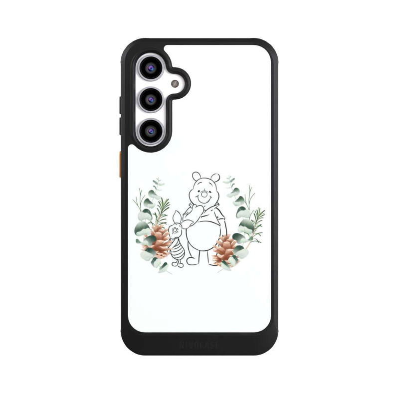 Galaxy S23 FE NIVOcore Grüne Liebe Puuh und Ferkel