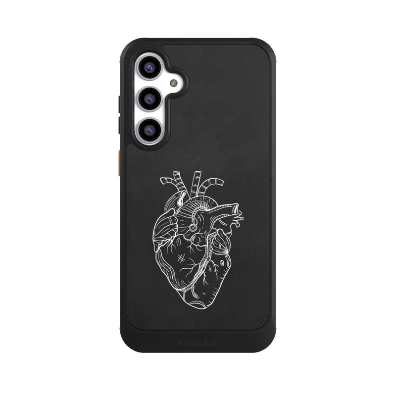 Galaxy S23 FE NIVOcore Heart Drawing Black