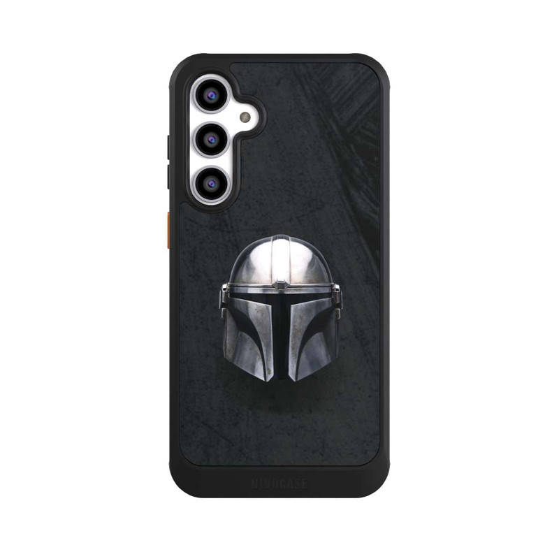 Galaxy S23 FE NIVOcore Schwarzer Mandalorianer Helm