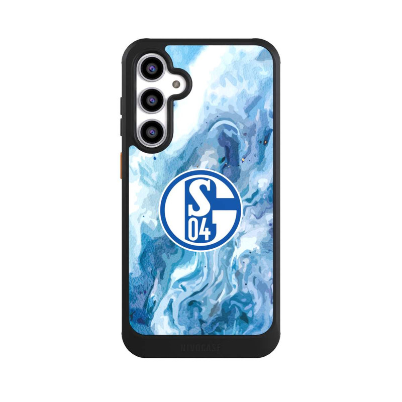 Galaxy S23 FE NIVOcore Schalke 04 Flüssig Blau