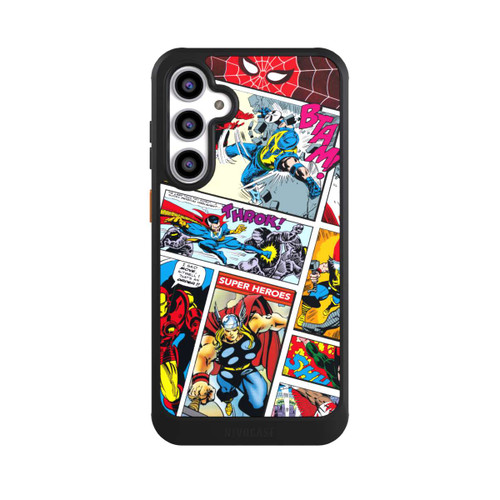 Samsung Galaxy S23 FE NIVOcore Marvel Retro Comic Blue