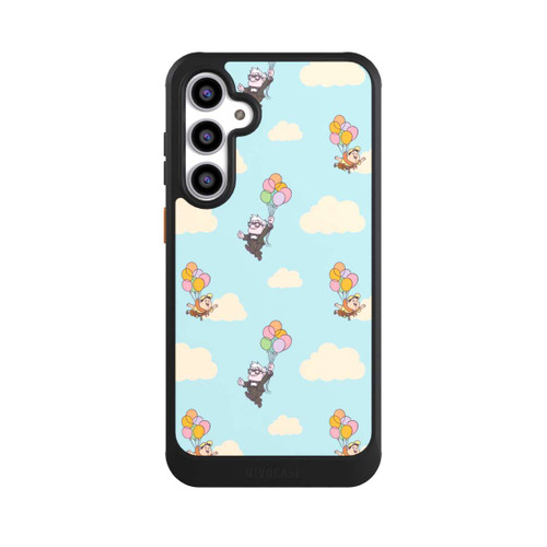 Samsung Galaxy S23 FE NIVOcore Disney Oben Ballon Haus Muster