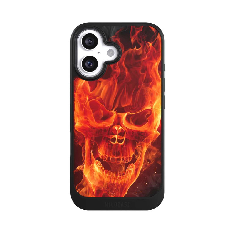 iPhone 16 NIVOcore Burning Skull