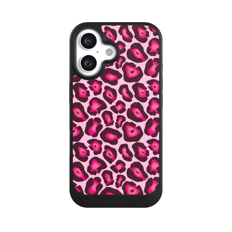 iPhone 16 NIVOcore Léopard rose