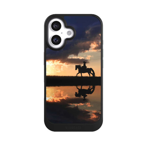 Apple iPhone 16 NIVOcore Ausritt im Sonnenuntergang