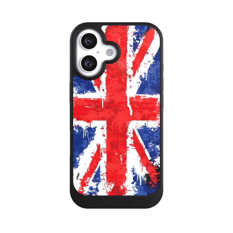 iPhone 16 NIVOcore Union Jack Gouttes