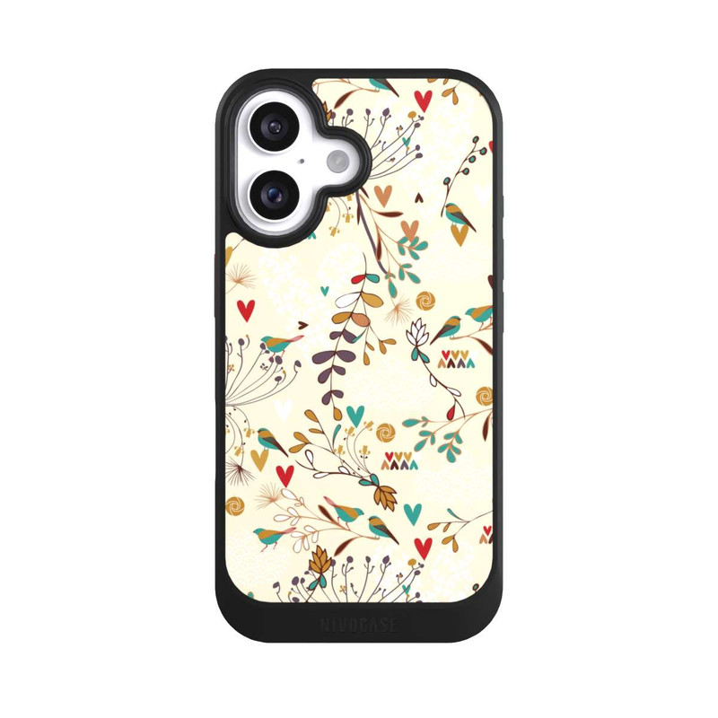 iPhone 16 NIVOcore Fleurs Sauvages Dessinées