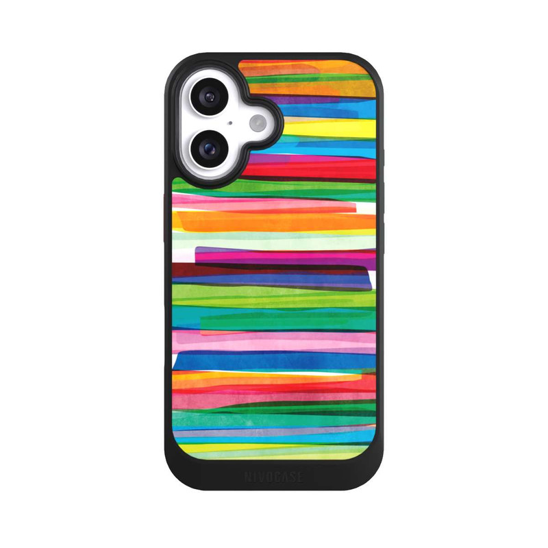 iPhone 16 NIVOcore Bunte Streifen1