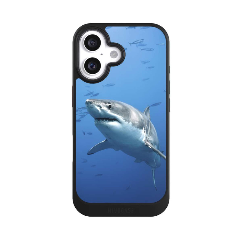 iPhone 16 NIVOcore Grand Requin Blanc