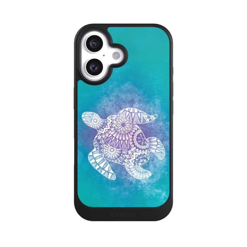 iPhone 16 NIVOcore Mandala Schildkröte