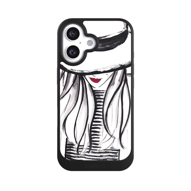 iPhone 16 NIVOcore Powerfrau mit Hut
