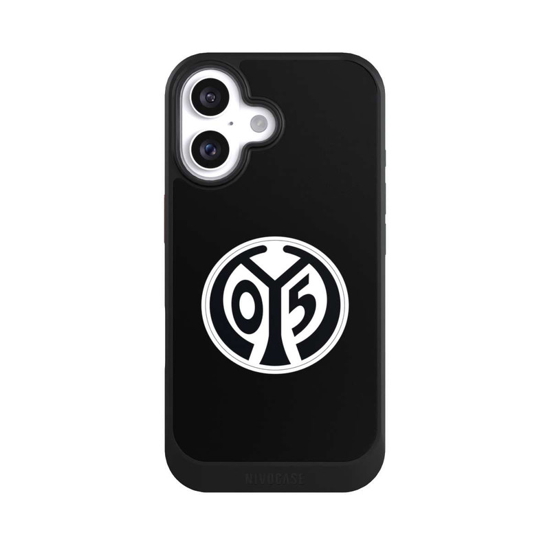 iPhone 16 NIVOcore Mainz 05 Schwarz