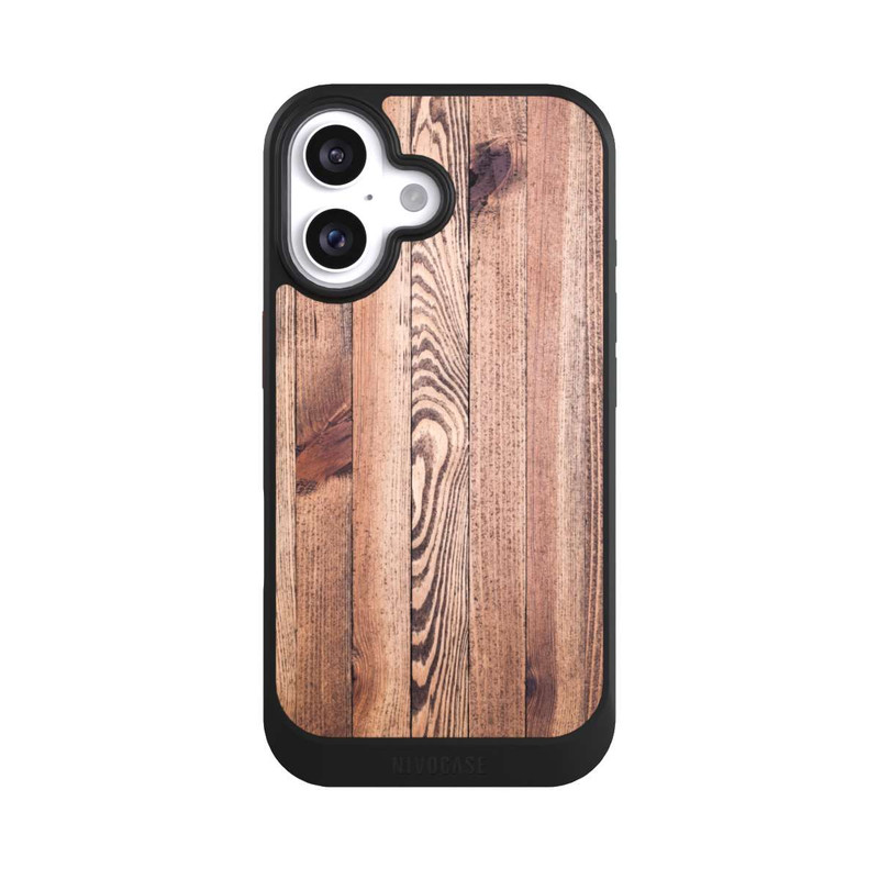 iPhone 16 NIVOcore Holzlatten