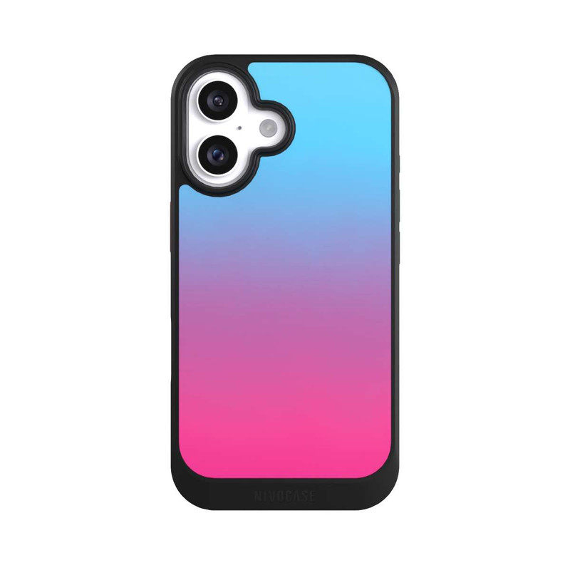 iPhone 16 NIVOcore Dégradé de Couleur Bleu Rose Vif