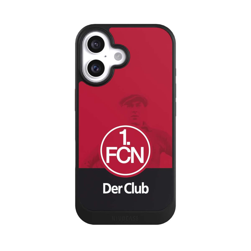 iPhone 16 NIVOcore Der Club - Rot-Schwarz - FCN