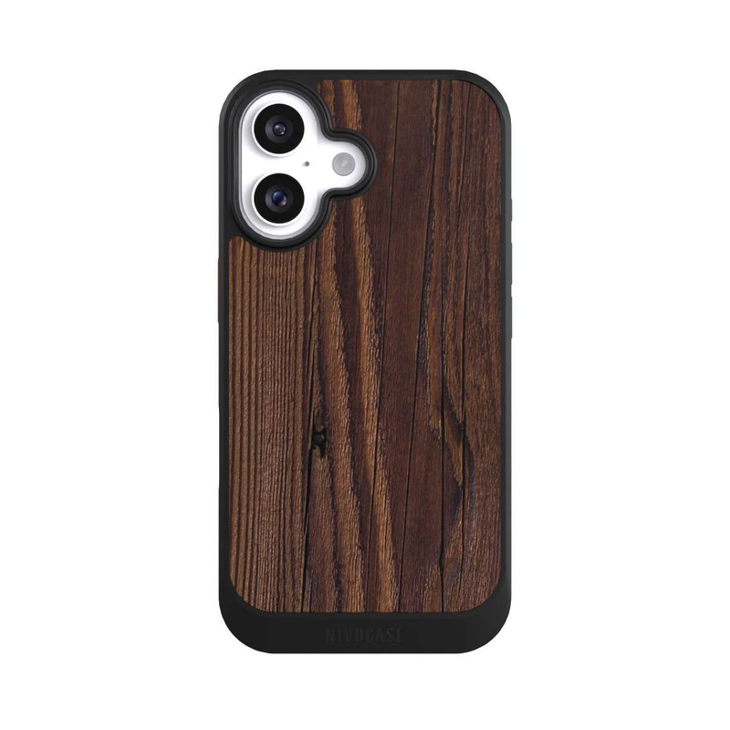 iPhone 16 NIVOcore Maserung Holzlook