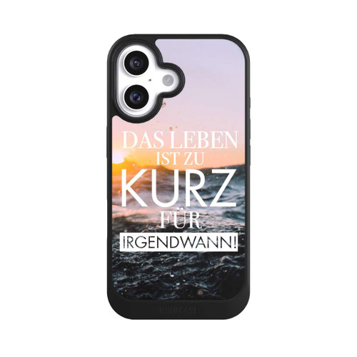 Apple iPhone 16 NIVOcore Leben zu Kurz für Irgendwann