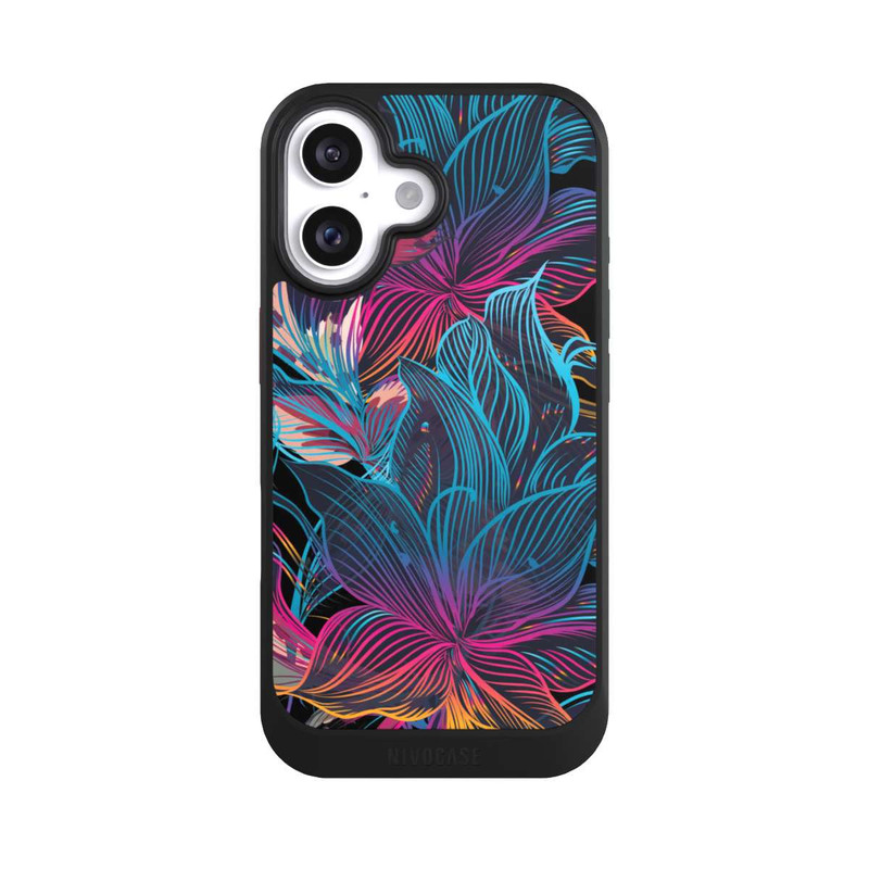 iPhone 16 NIVOcore Neon Flower Power