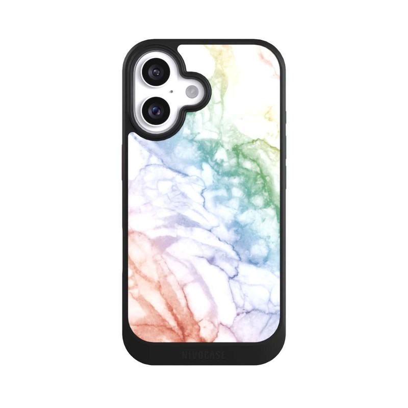 iPhone 16 NIVOcore Rainbow Marble
