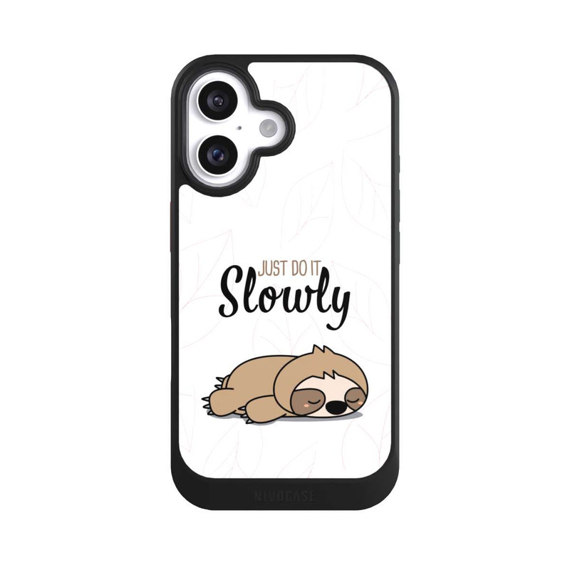 iPhone 16 NIVOcore Just Do It Slowly Sloth