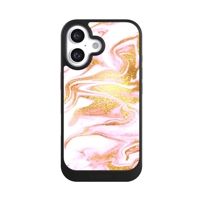iPhone 16 NIVOcore Gold Fluss Look