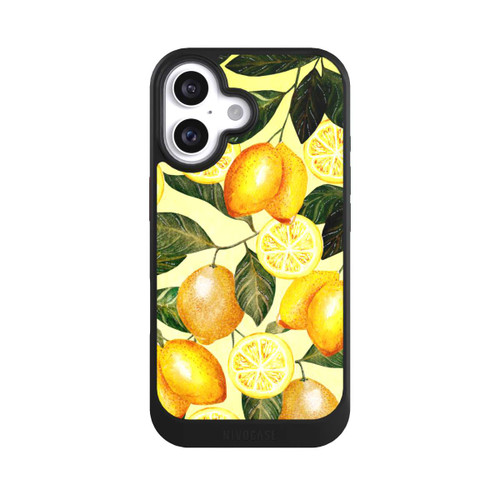 Apple iPhone 16 NIVOcore Gelber Sommer mit Zitronen