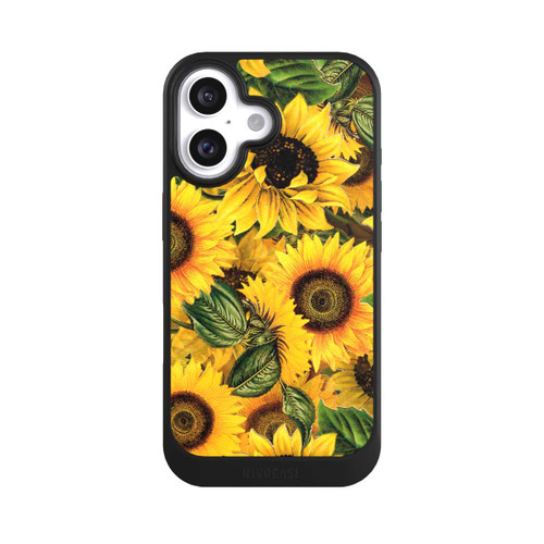 Apple iPhone 16 NIVOcore Sonnenblumenmuster