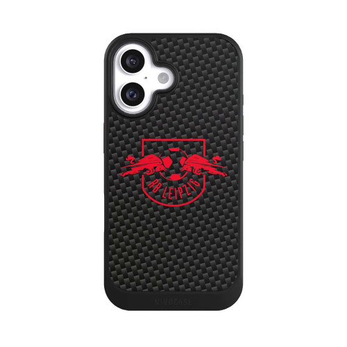  NIVOcore Rotes RB Leipzig Logo auf Carbonoptik