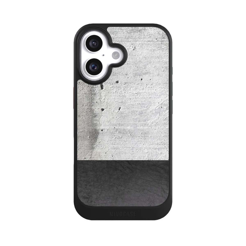 iPhone 16 NIVOcore Leder und Beton