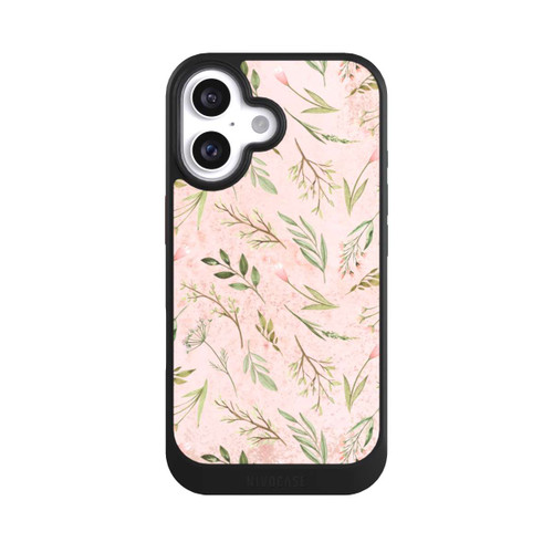 Apple iPhone 16 NIVOcore Floral Marble Pink