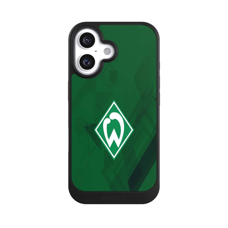 iPhone 16 NIVOcore Grüne Grafikelemente - Werder Bremen