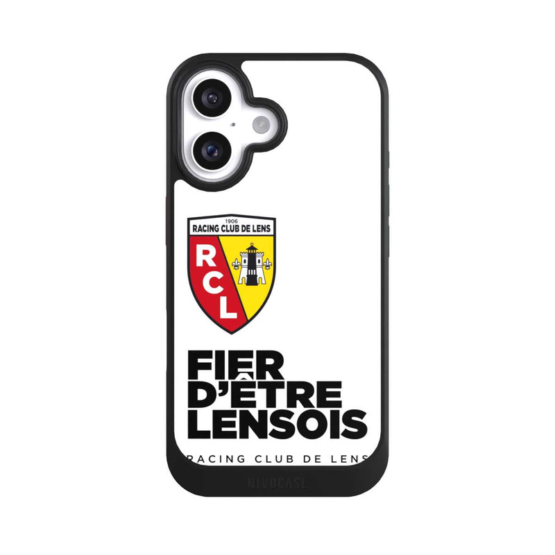 iPhone 16 NIVOcore RC Lens Fier D'être Lensois - Weiß