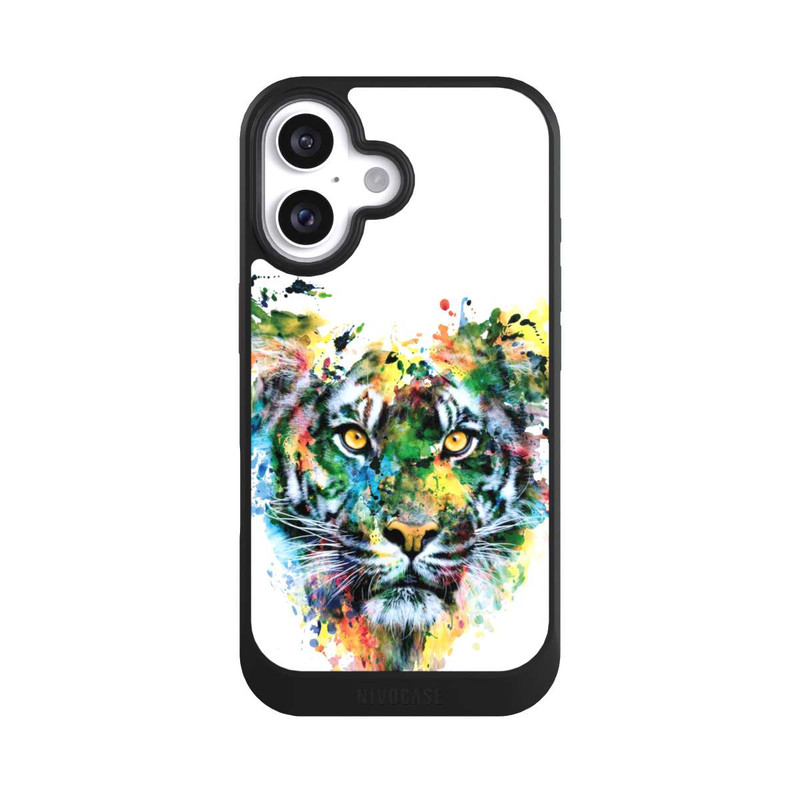 iPhone 16 NIVOcore Tiger Aquarell