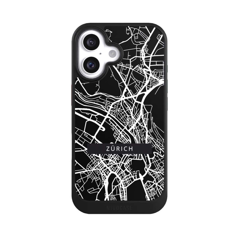 iPhone 16 NIVOcore Zürich Stadtkarte