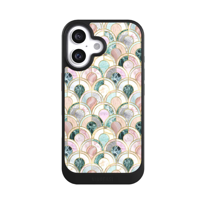 iPhone 16 NIVOcore Marmor-Inlays