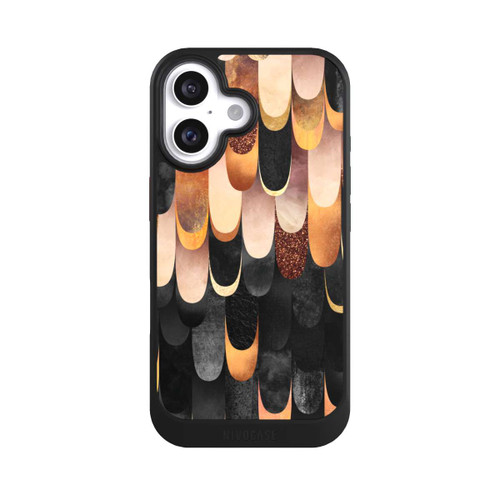 Apple iPhone 16 NIVOcore Gefiedertes Kupfer und Schwarz