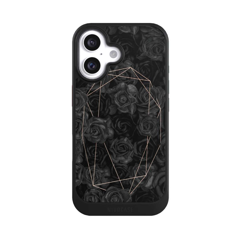 iPhone 16 NIVOcore Schwarze Rosen