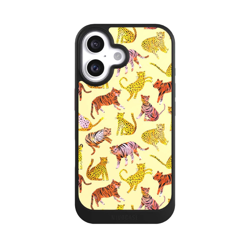 iPhone 16 NIVOcore Tiger und Leoparden Savannah