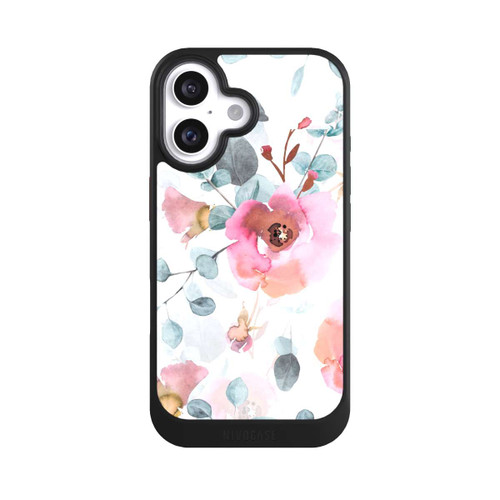 Apple iPhone 16 NIVOcore Aquarell Blumentapete