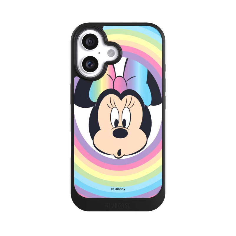 iPhone 16 NIVOcore Minnie Arc-en-ciel Rond