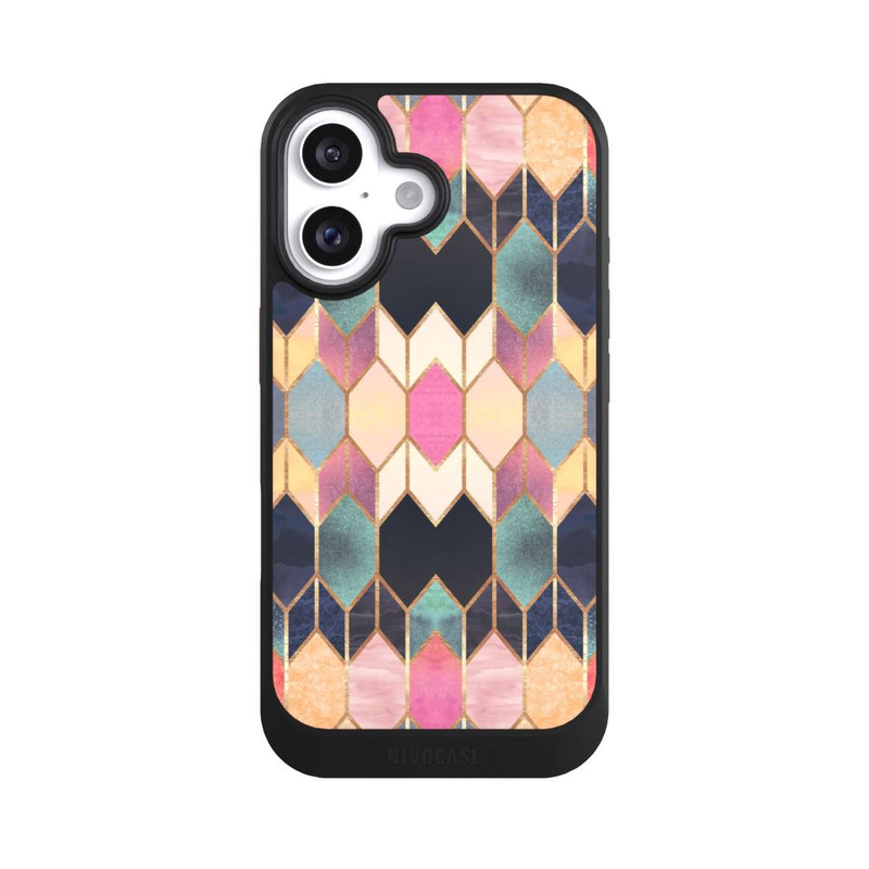 iPhone 16 NIVOcore Bunte Glasscheibe