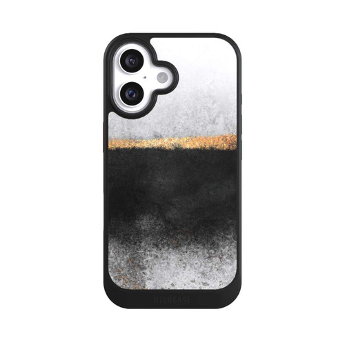Apple iPhone 16 NIVOcore Ruß und Golddruck