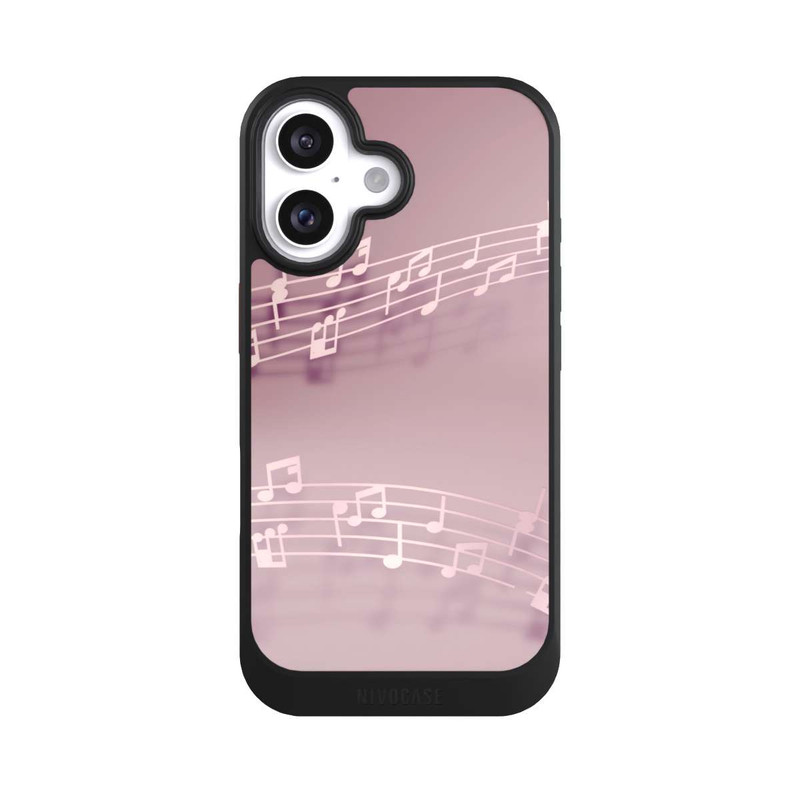 iPhone 16 NIVOcore Musiknoten Girly