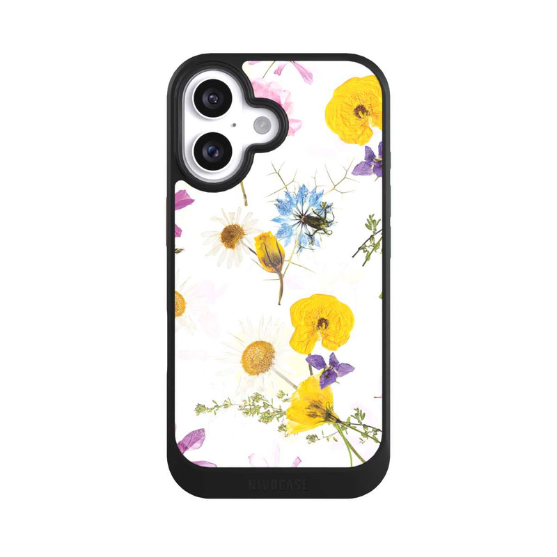 iPhone 16 NIVOcore Wildblumen Wandtapete
