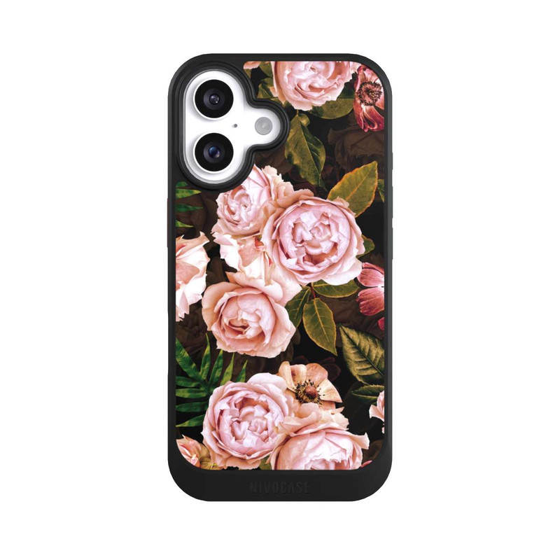 iPhone 16 NIVOcore Fond des roses vintage