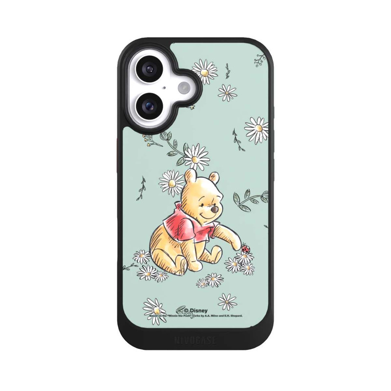 iPhone 16 NIVOcore Winnie Puuh Gänseblümchen und Käfer Liebe