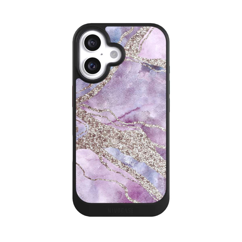 iPhone 16 NIVOcore Edelstein Pastell Lila